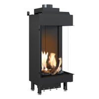 Камінна топка Kratki LEO 45 / 68 права LPG (5,7 кВт)