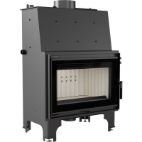 Каминная топка Kratki AQUARIO O12 PW GLASS (12,0 кВт)