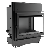 Каминная топка Kratki MAJA PW 12 правая BS (8,0 кВт)