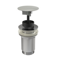 Донний клапан Alcaplast A396 для умивальника без переливу 5/4", суцільнометалевий