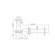 Сифон Alcaplast A45F-DN32 для умывальника и биде, пластик Ø32