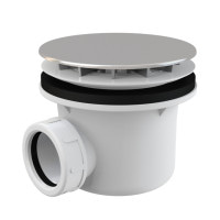 Сифон Alcaplast A49CR для душового піддону хромований