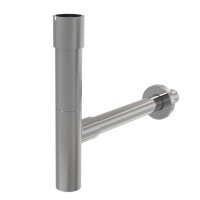 Сифон Alcaplast A402 для умивальника Ø32 DESIGN, суцільнометалевий