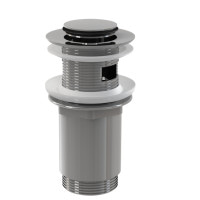 Донний клапан Alcaplast A391 для умивальника click/clack 5/4", суцільнометалевий