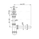Сифон Alcaplast A411 для умивальника Ø32 з нержавіючою peшіткою Ø63