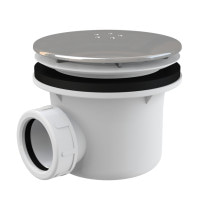 Сифон Alcaplast A49K для душового піддону метал lux