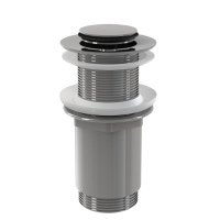 Донний клапан Alcaplast A394 для умивальника click/clack 5/4", суцільнометалевий