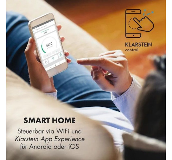 Инфракрасный обогреватель Klarstein Wonderwall Smart 1200 10032804