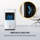 Портативный охладитель-вентилятор oneConcept Freeze Me 3в1 400 м³/ч, 75 Вт (10033432)