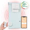 Розумний інфрачервоний обігрівач Klarstein Hot Spot Crystal Spotless Smart Wi-Fi 750 Вт (10035064)