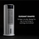 Портативный охладитель-вентилятор Klarstein Skyscraper Horizon 3 в 1, 60 Вт, белый (10032336)