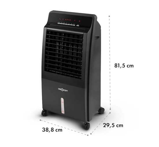 Портативный охладитель-вентилятор 4в1 OneConcept CTR-1 65 Вт, 8 л бак (10029736)