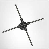 Голографический 3D Wi-Fi вентилятор, 672 LED, 56 см, черный