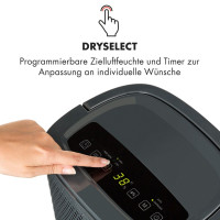 Осушитель воздуха компрессорный на 10л/сутки Klarstein DryFy 10, черный (10032662)