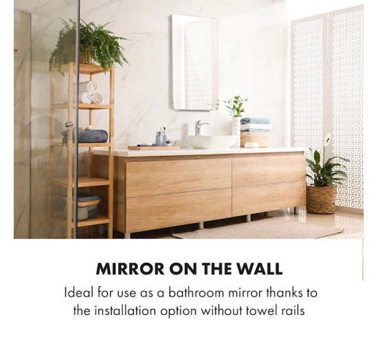 Инфракрасный обогреватель для ванной комнаты KLARSTEIN Hot Spot Crystal Flow 10035036