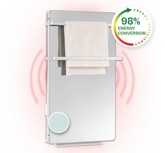 Инфракрасный обогреватель для ванной комнаты KLARSTEIN Hot Spot Crystal Flow 10035036