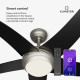 Стельовий вентилятор 2 в 1 Klarstein Bolero 10046083