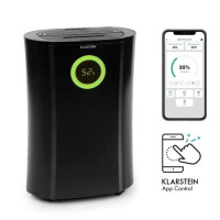 Осушитель воздуха 20 л/сутки с очисткой воздуха KLARSTEIN DryFy Pro Connect 370 Вт, черный (10034118)