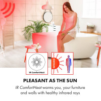 Розумний інфрачервоний обігрівач Klarstein Hot Spot Crystal Spotless Smart 10035064