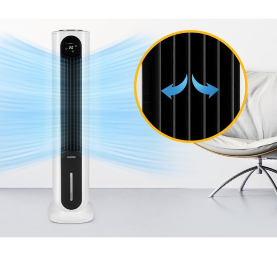 Вентилятор охолоджувач повітря Klarstein Polar Tower Smart до 45 м² (10035830)