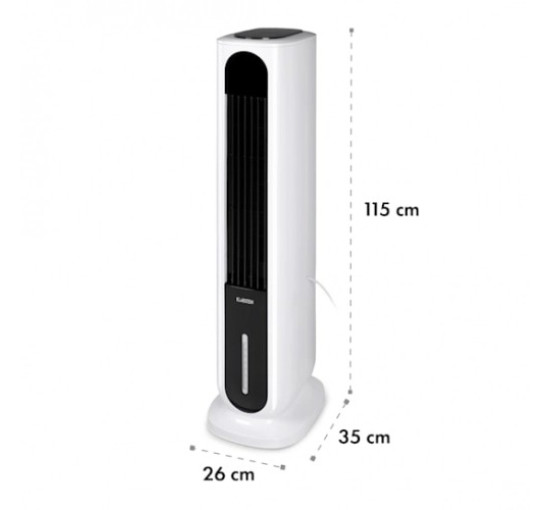 Вентилятор охолоджувач повітря Klarstein Polar Tower Smart до 45 м² (10035830)