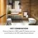 Инфракрасный обогреватель для ванной комнаты KLARSTEIN Hot Spot Crystal Flow 10035036
