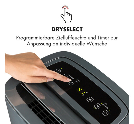 Осушитель воздуха KLARSTEIN DryFy 20, 20 л/сутки черный (10032663)