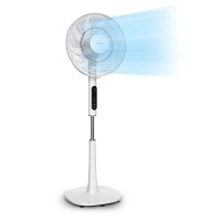 Бесшумный вентилятор Klarstein Sommerwind с пультом, белый (10034674)