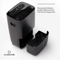 Компрессионный осушитель воздуха KLARSTEIN DryFy Connect 60, Wi-Fi 60 л/сутки 45-65 м2 (10045547)