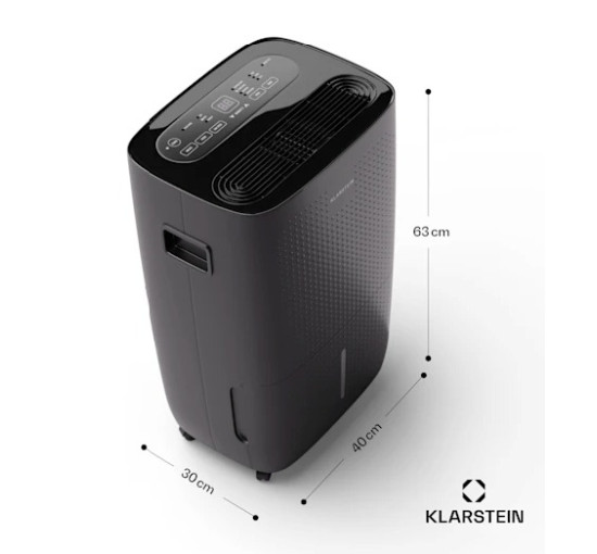 Компрессионный осушитель воздуха KLARSTEIN DryFy Connect 60, Wi-Fi 60 л/сутки 45-65 м2 (10045547)