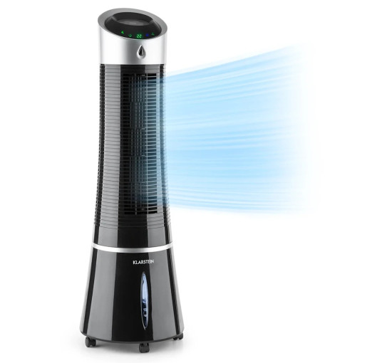 Портативный вентилятор-увлажнитель Klarstein Skyscraper Ice Smart 4 в 1 WiFi 30 Вт, (10040205)