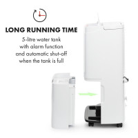Компресійний осушувач повітря KLARSTEIN DryFy Connect 30 WiFi, 30 л/добу 18-20 м2 (10034433)