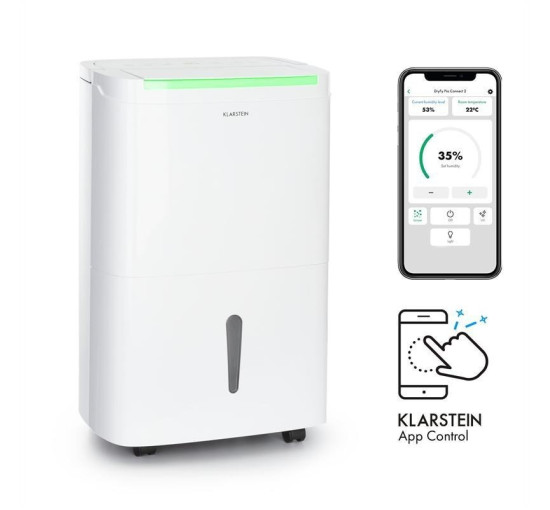 Компресійний осушувач повітря KLARSTEIN DryFy Connect 30 WiFi, 30 л/добу 18-20 м2 (10034433)
