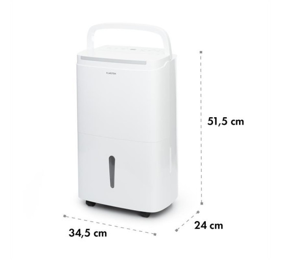 Компресійний осушувач повітря KLARSTEIN DryFy Connect 30 WiFi, 30 л/добу 18-20 м2 (10034433)