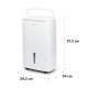 Компресійний осушувач повітря KLARSTEIN DryFy Connect 30 WiFi, 30 л/добу 18-20 м2 (10034433)