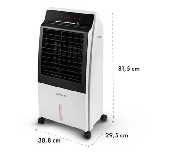 Портативний охолоджувач-вентилятор 4в1 OneConcept CTR-1 65 Вт, 7 л бак (10029740)