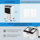 Портативный охладитель-вентилятор oneConcept MCH-2 3-в-1, 360 м³/год 65 Вт (10029741), имеет трещину на корпусе