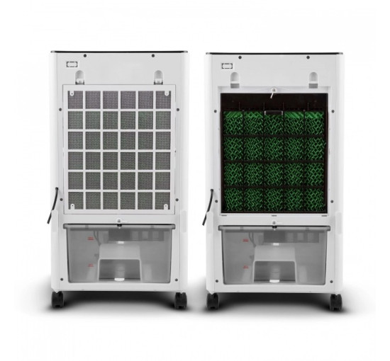Портативный охладитель-вентилятор oneConcept MCH-2 3-в-1, 360 м³/год 65 Вт (10029741), имеет трещину на корпусе