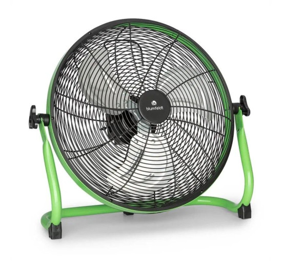Портативный напольный вентилятор 16"/ 40 см Blumfeldt Wintergarden, до 20 ч работы, 45 ДБ, зеленый (10034653)