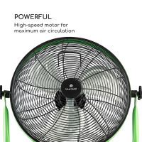 Портативний вентилятор для підлоги 16"/ 40 см Blumfeldt Wintergarden, до 20 год роботи, 45 ДБ, зелений (10034653)