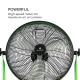 Портативний вентилятор для підлоги 16"/ 40 см Blumfeldt Wintergarden, до 20 год роботи, 45 ДБ, зелений (10034653)