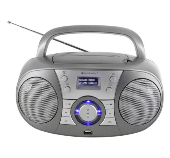 Бумбокс CD/MP3 з DAB+/FM Soundmaster SCD1800TI, Bluetooth, USB