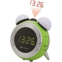 Радіобудильник з проекцією та LED-підсвічуванням Soundmaster UR140GR, зелений