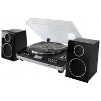 Виниловый проигрыватель Soundmaster PL979SW радио DAB+/FM, CD/MP3, USB, черный