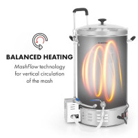 Пивоварня Klarstein Brauheld Pro Mash 30л 30-100°C серебристый (10034586)