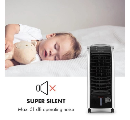Мобильный кондиционер-вентилятор Klarstein Maxfresh 4 в 1 (10029394)