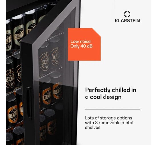 Портативный холодильник для напитков Klarstein Beersafe 74 Slim 10045534 УЦЕНКА