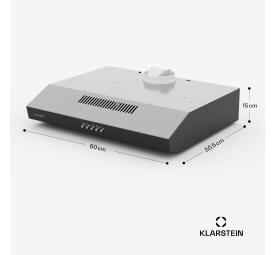 Кухонна витяжка Klarstein Contempo 60 см сірий (10045594)
