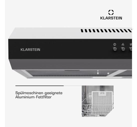 Кухонна витяжка Klarstein Contempo 60 см сірий (10045594)
