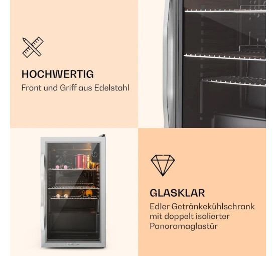 Портативный холодильник для напитков Klarstein Beersafe XXL 10027673